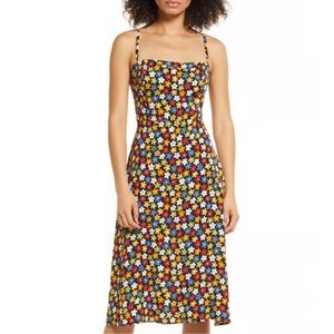 NEW! REFORMATION Afternoon Floral Print Sun Dress Size 10